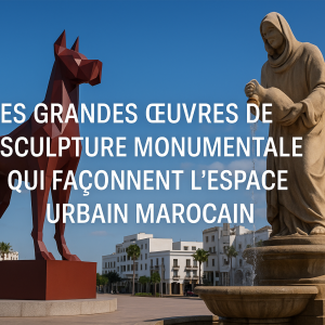 Les grandes œuvres de sculpture monumentale qui façonnent l’espace urbain marocain